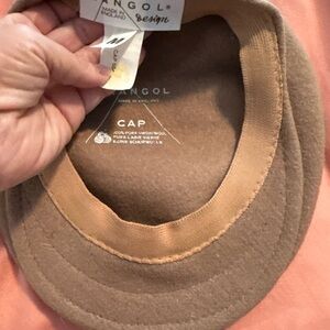 Kangol Beige Wool Cap